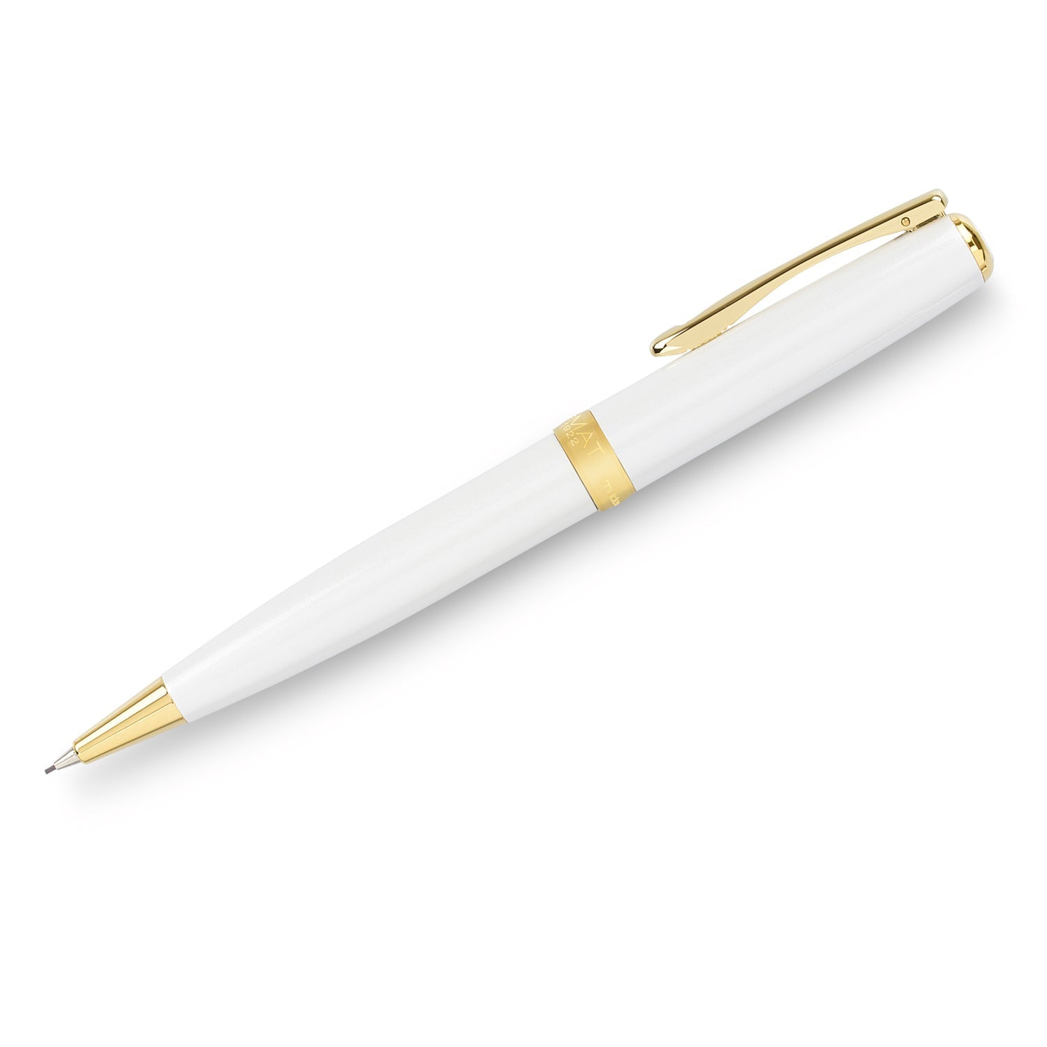 Diplomat Excellence A2 Pearl White Gold Mechanical Pencil (0.7 MM) D40219050