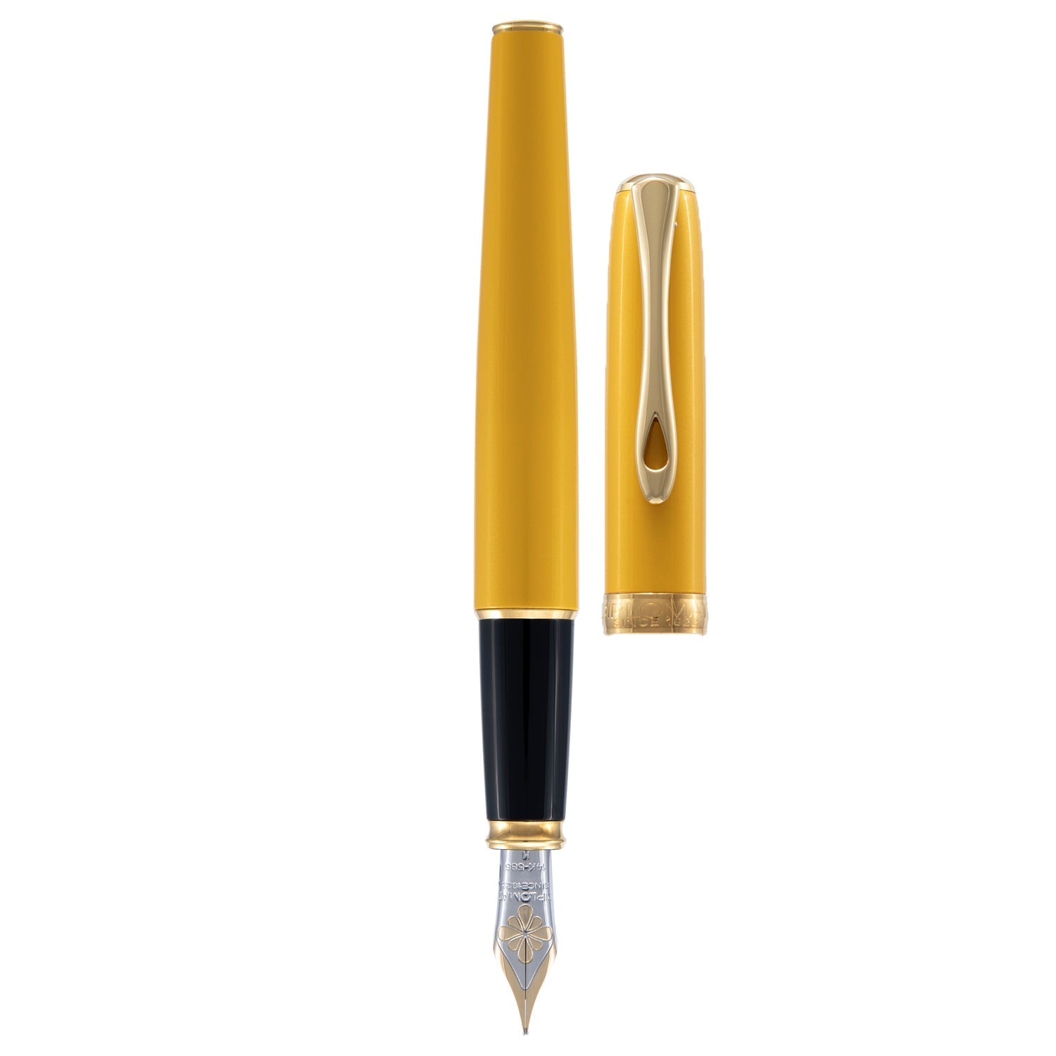Diplomat Excellence A2 Yellow GT 14CT Fountain Pen
