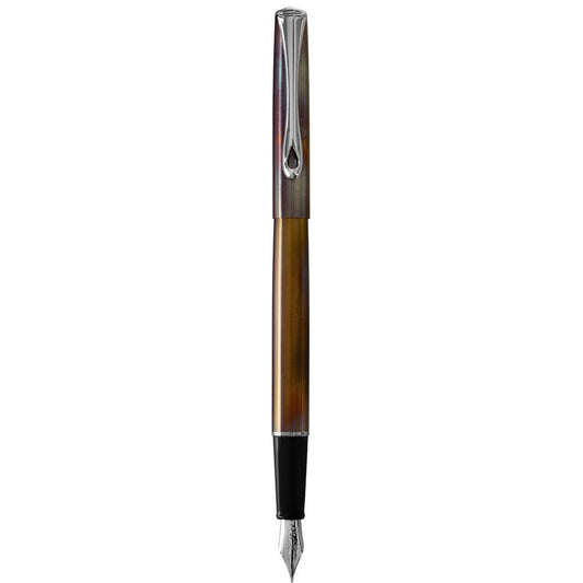 Diplomat Traveller Flame Fountain Pen everyday use sleek and slim pen
