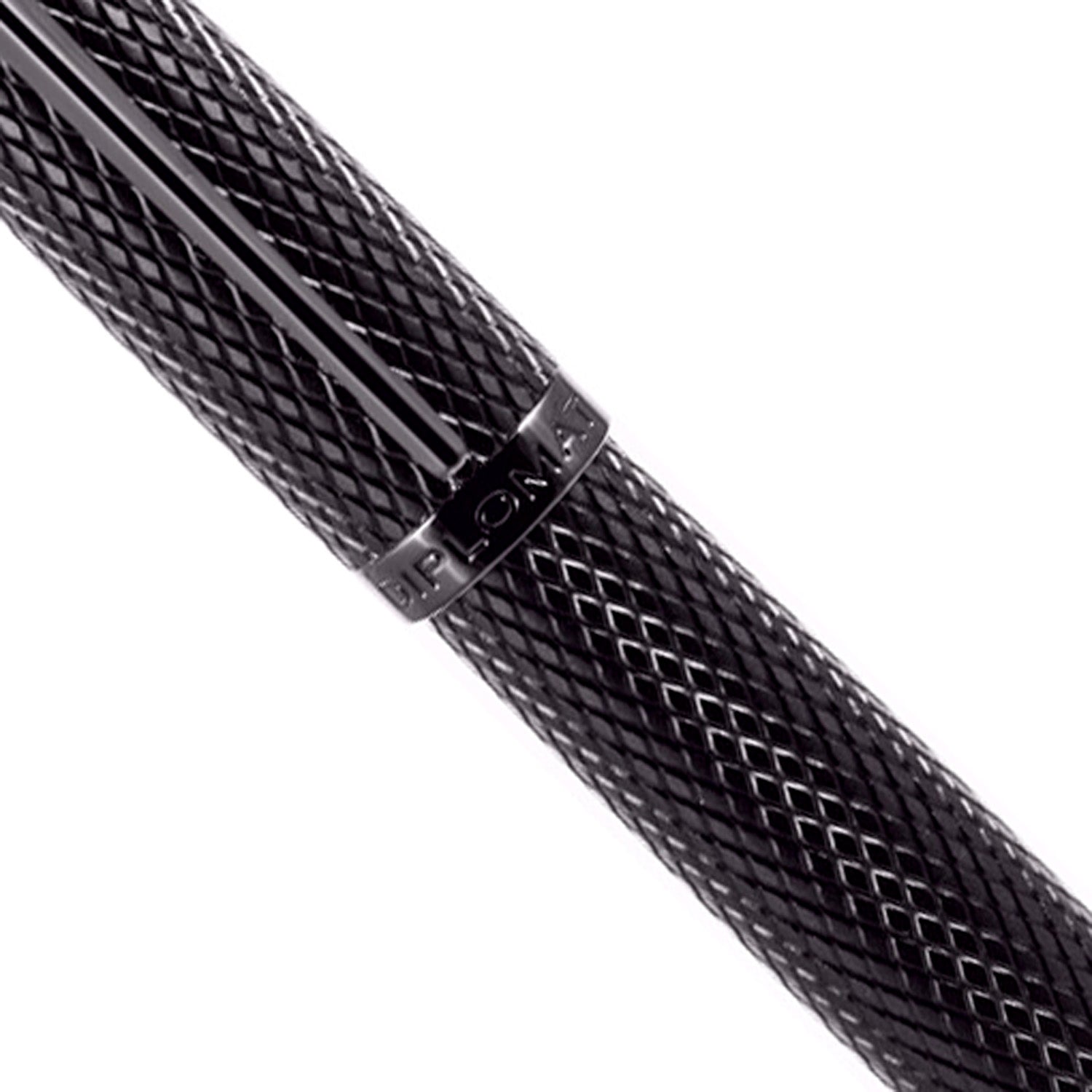 Diplomat Viper Black Guilloche Roller Ball Pen D41301030
