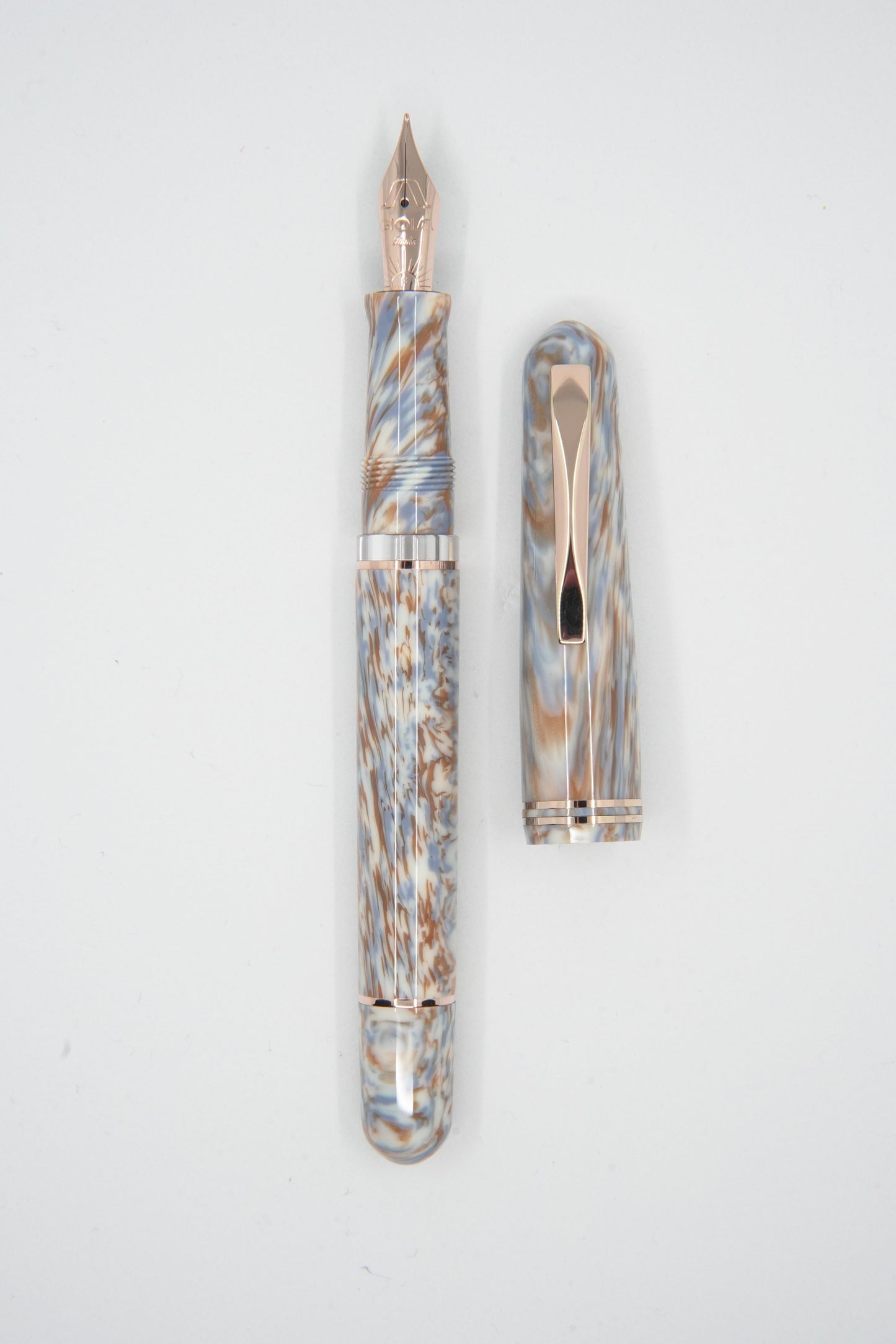 Gioia | Metis | Fountain Pen | Cappuccino | Rose Gold Trims