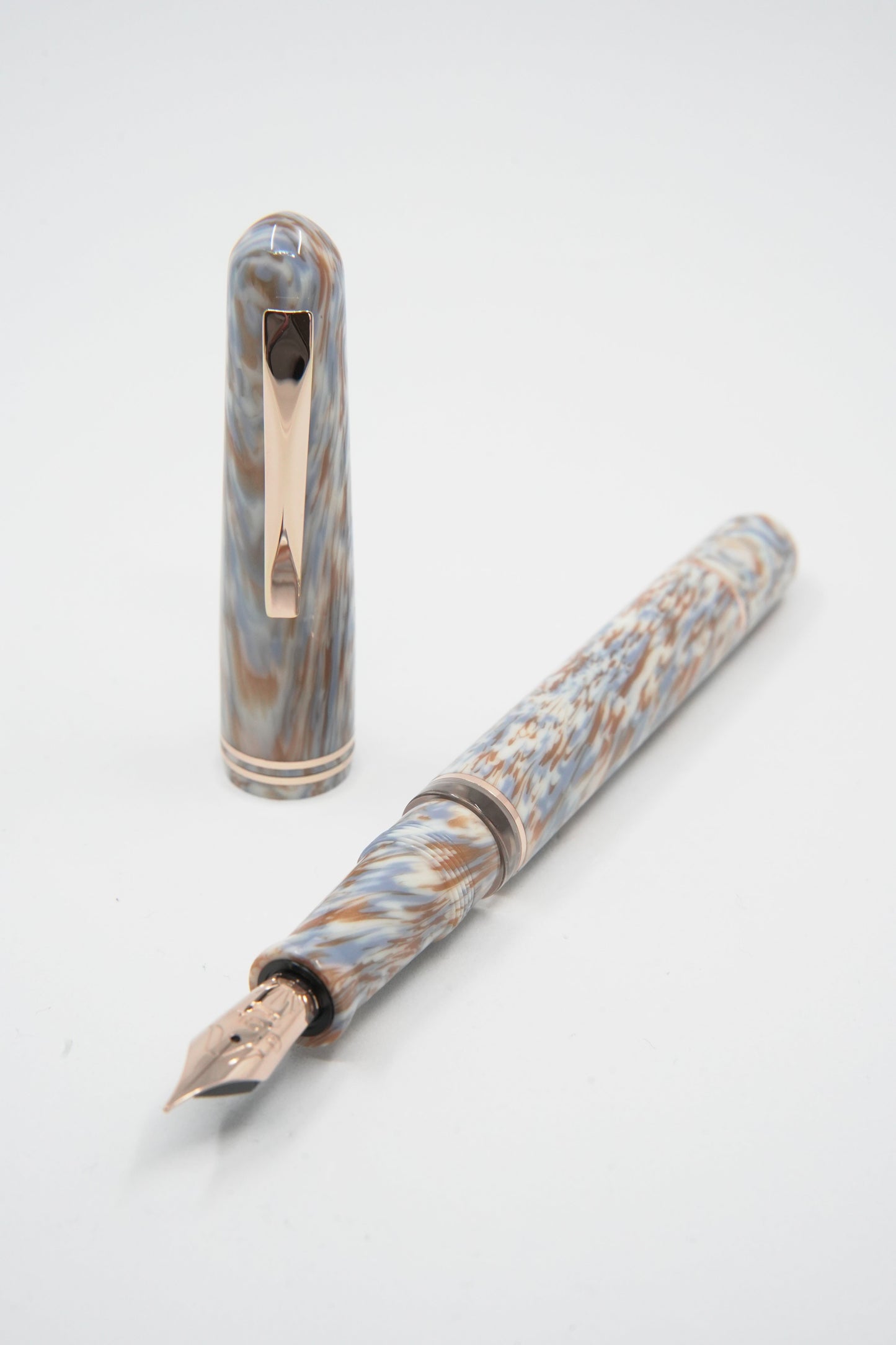 Gioia | Metis | Fountain Pen | Cappuccino | Rose Gold Trims