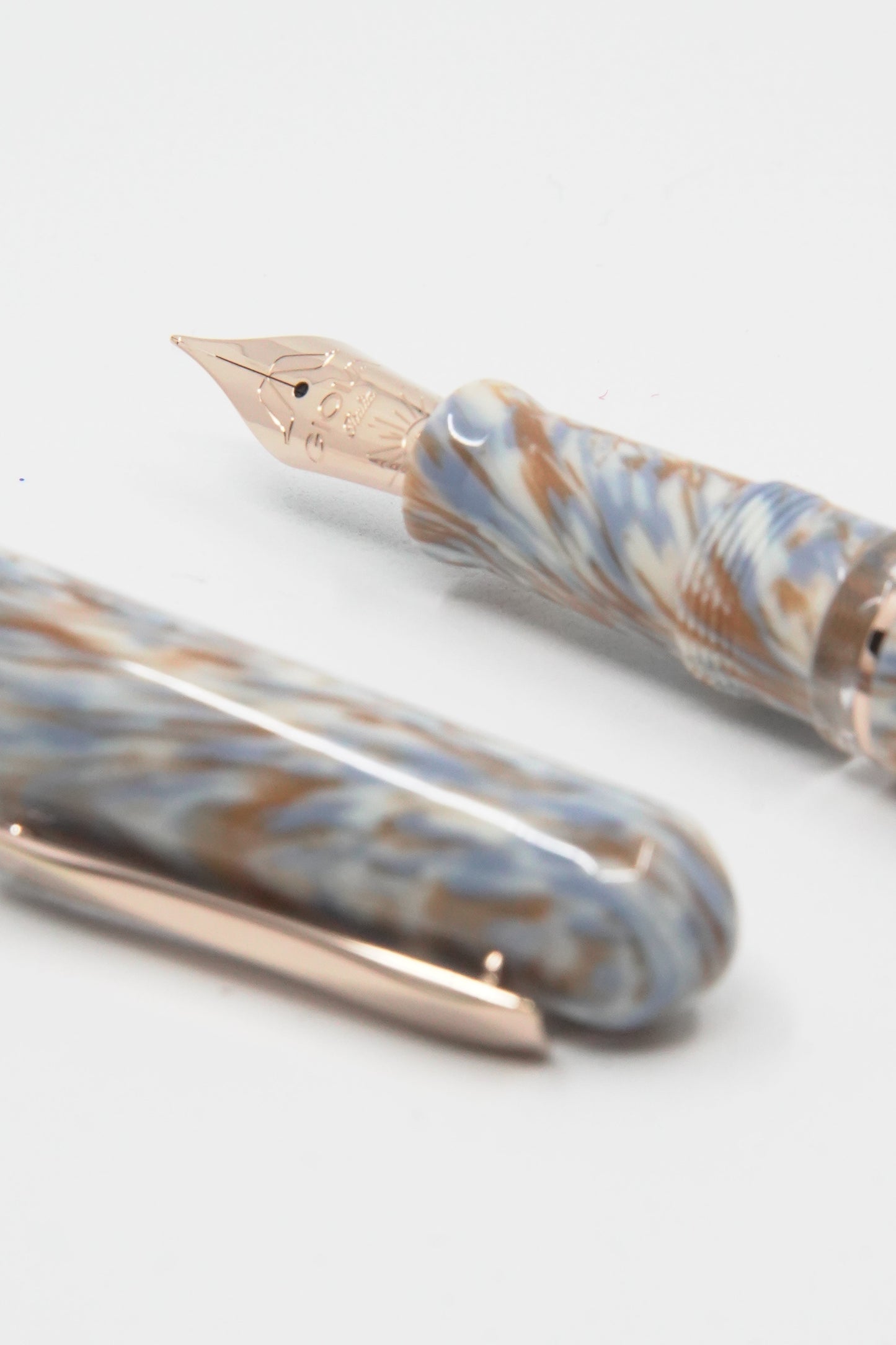 Gioia | Metis | Fountain Pen | Cappuccino | Rose Gold Trims
