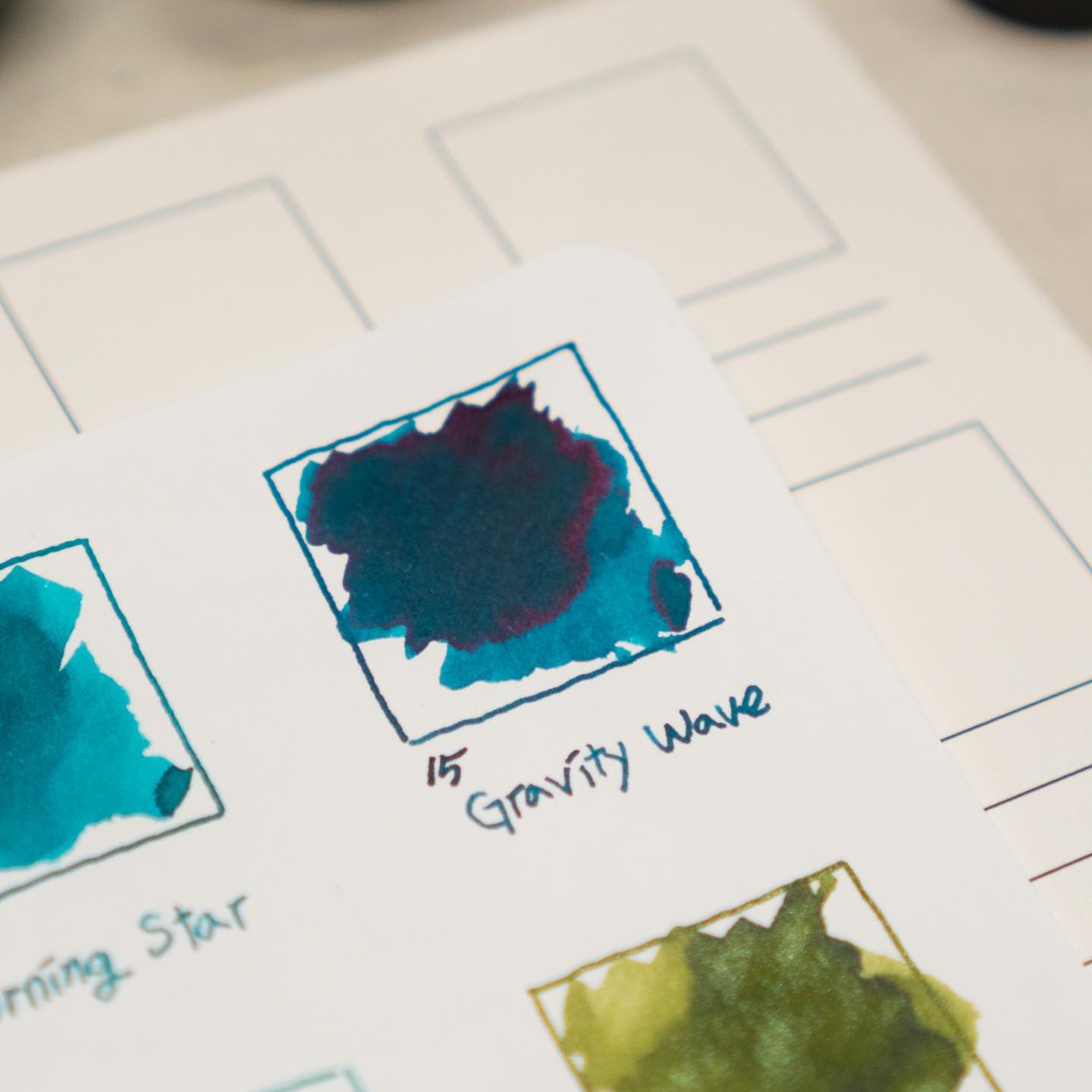 Colorverse | Astrophysics Series | Season 2 | Fountain Pen Ink | Gravity Wave | Turquoise | 65ml and 15ml | 2 Bottle Set