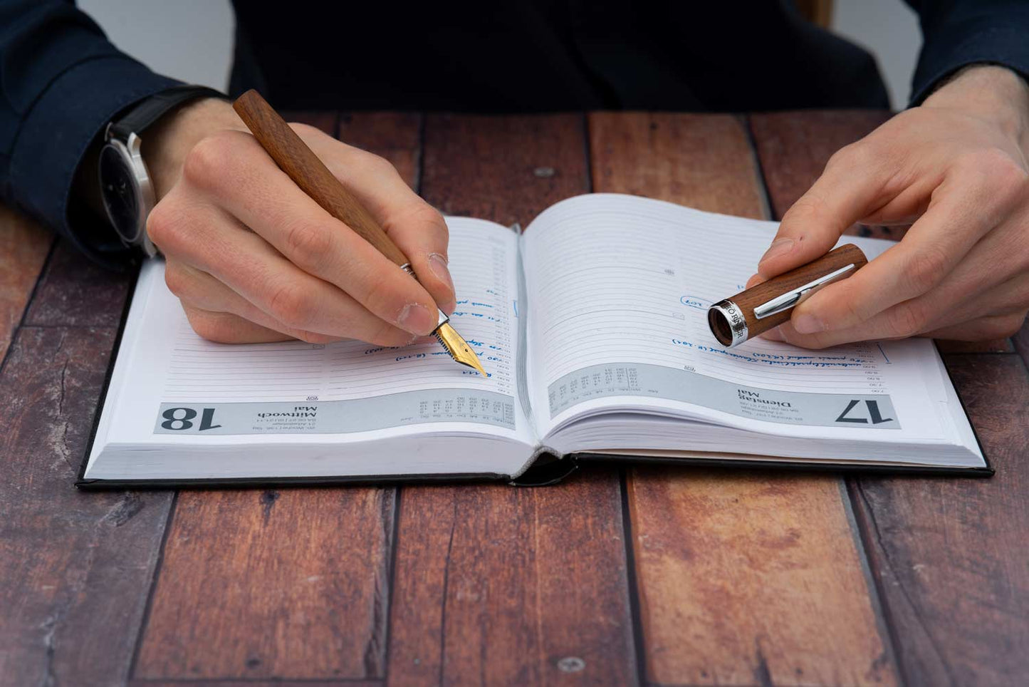 Horner | Scriptum | Fountain Pen | Mahogany Wood