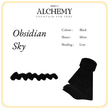 Endless Alchemy Fountain Pen Inks - Obsidian Sky - 45 ML