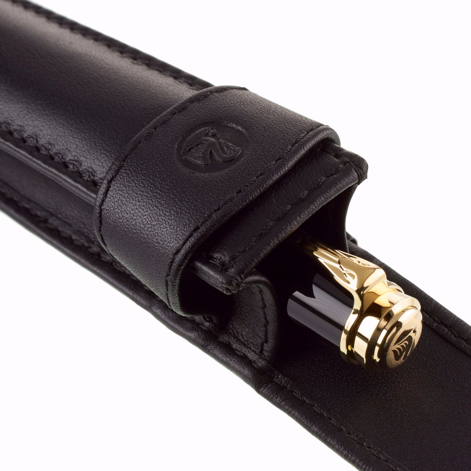 Pelikan Leather One Pen Case (Black) 923409