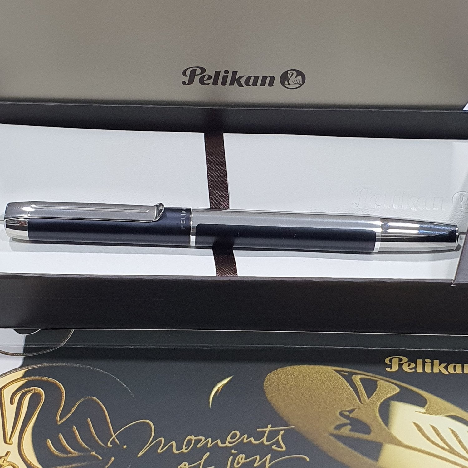 Pelikan Pura P40 Black/Silver Fountain Pen