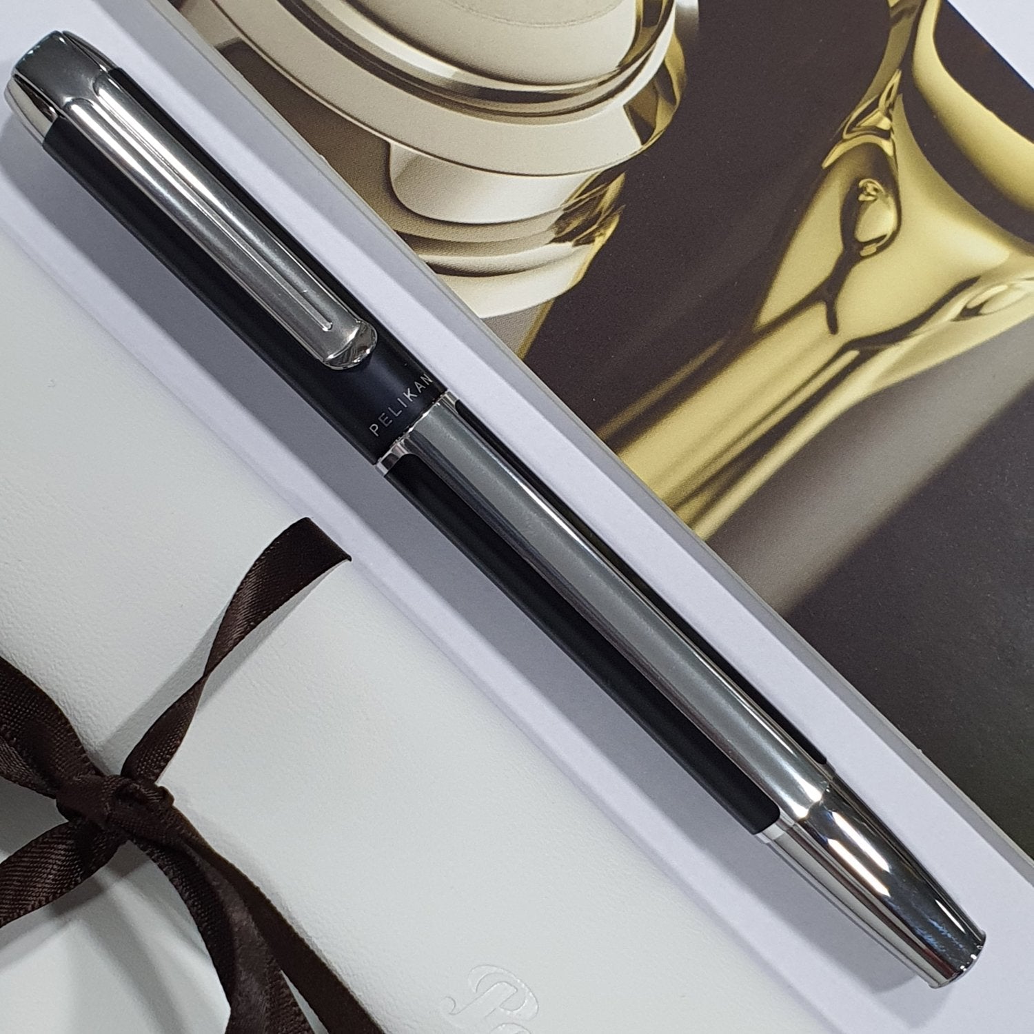 Pelikan Pura P40 Black/Silver Fountain Pen
