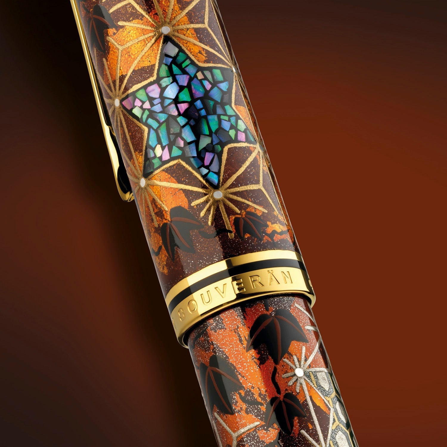Pelikan Souveran M1000 Maki-E Ivy & Komon Fountain Pen (Limited Edition)