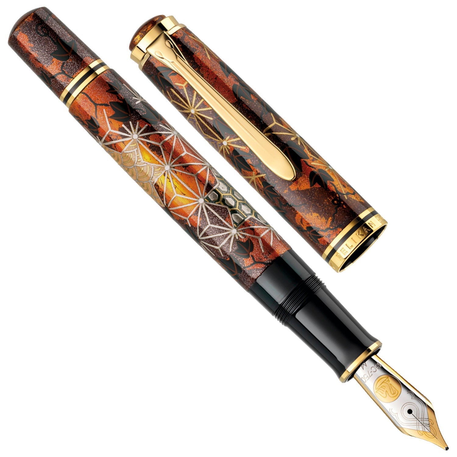 Pelikan Souveran M1000 Maki-E Ivy & Komon Fountain Pen (Limited Edition)