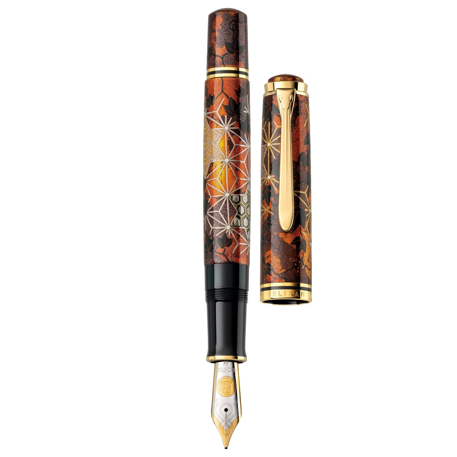 Pelikan Souveran M1000 Maki-E Ivy & Komon Fountain Pen (Limited Edition)