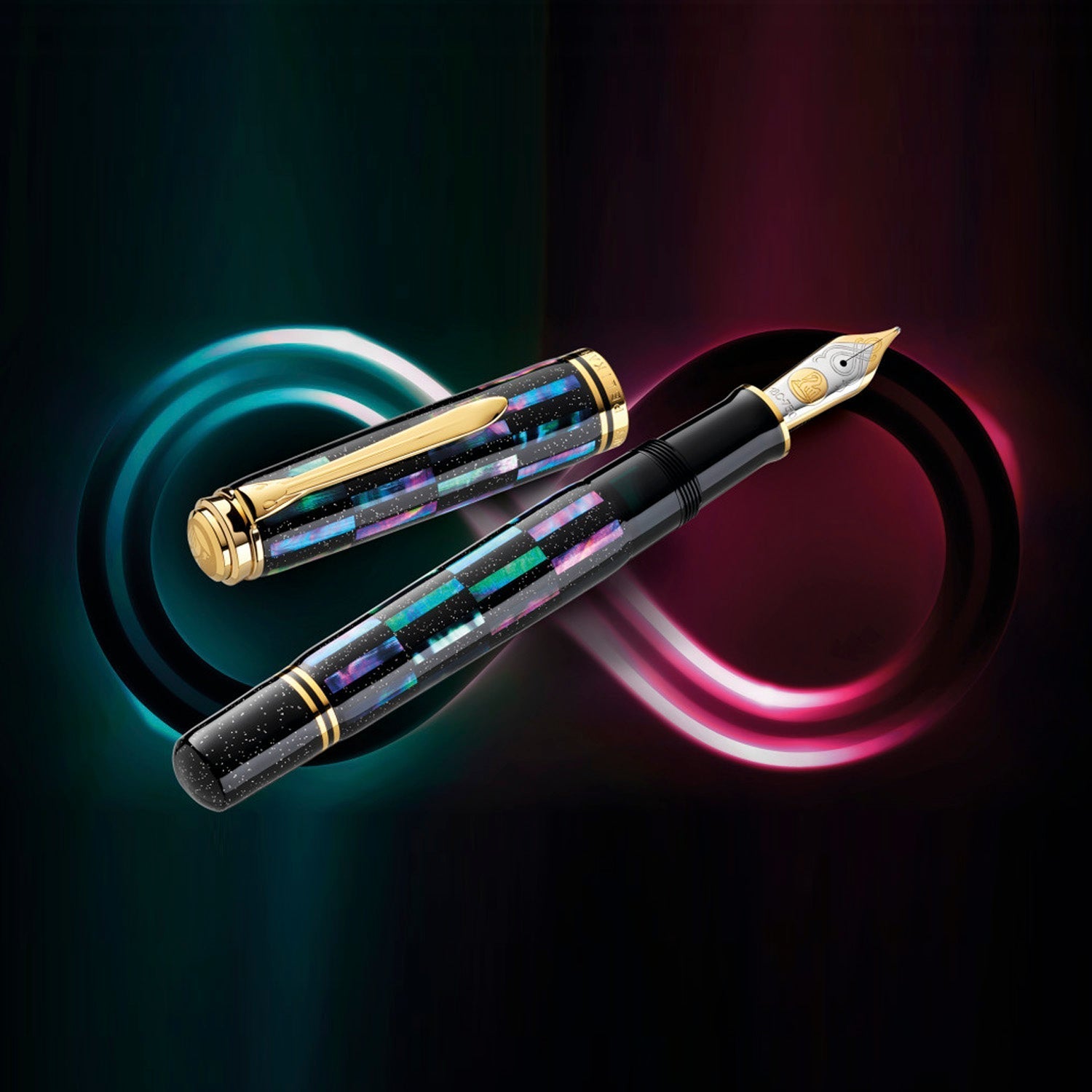 Pelikan Souveran M1000 Raden Black Infinity Fountain Pen (Limited Edition)