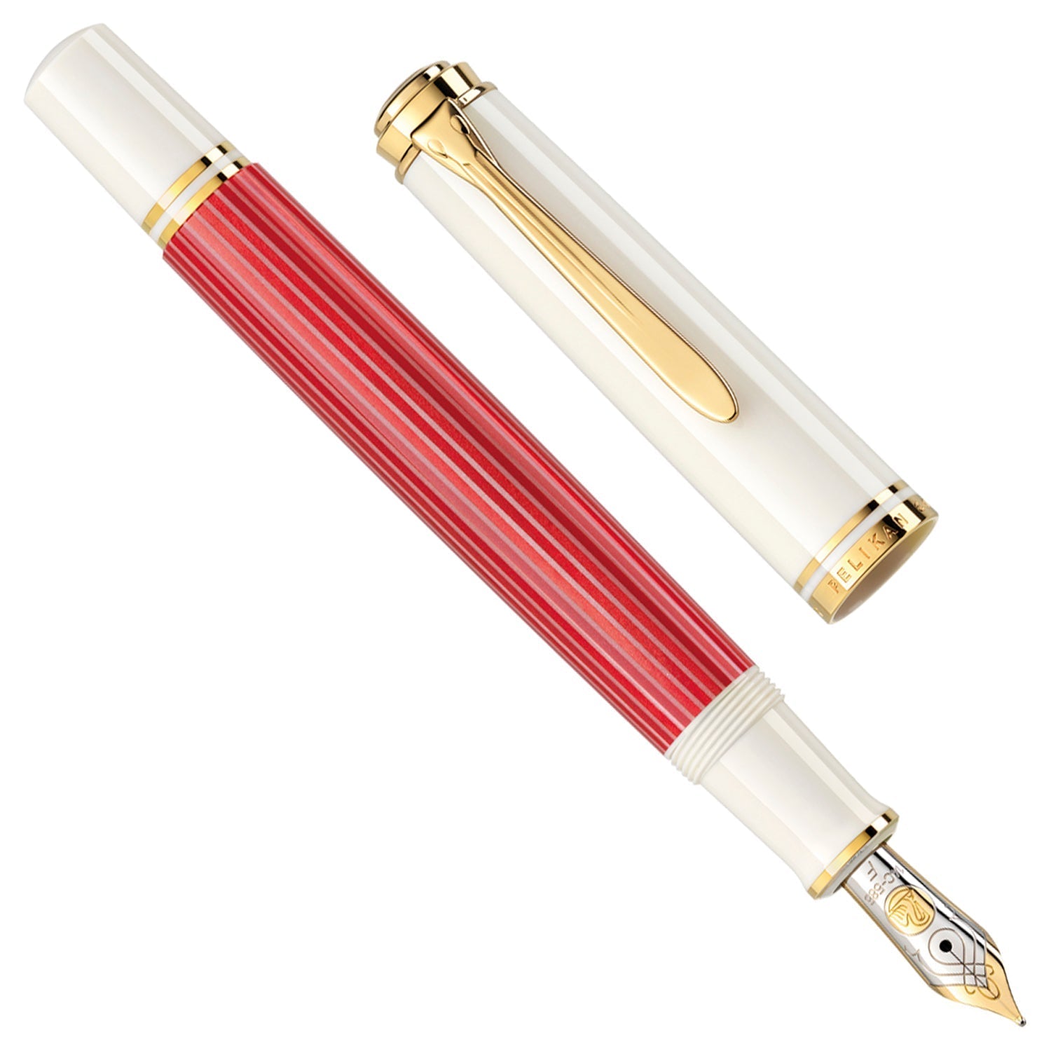 Pelikan Souveran M600 SE Red/White Fountain Pen (Special Edition)