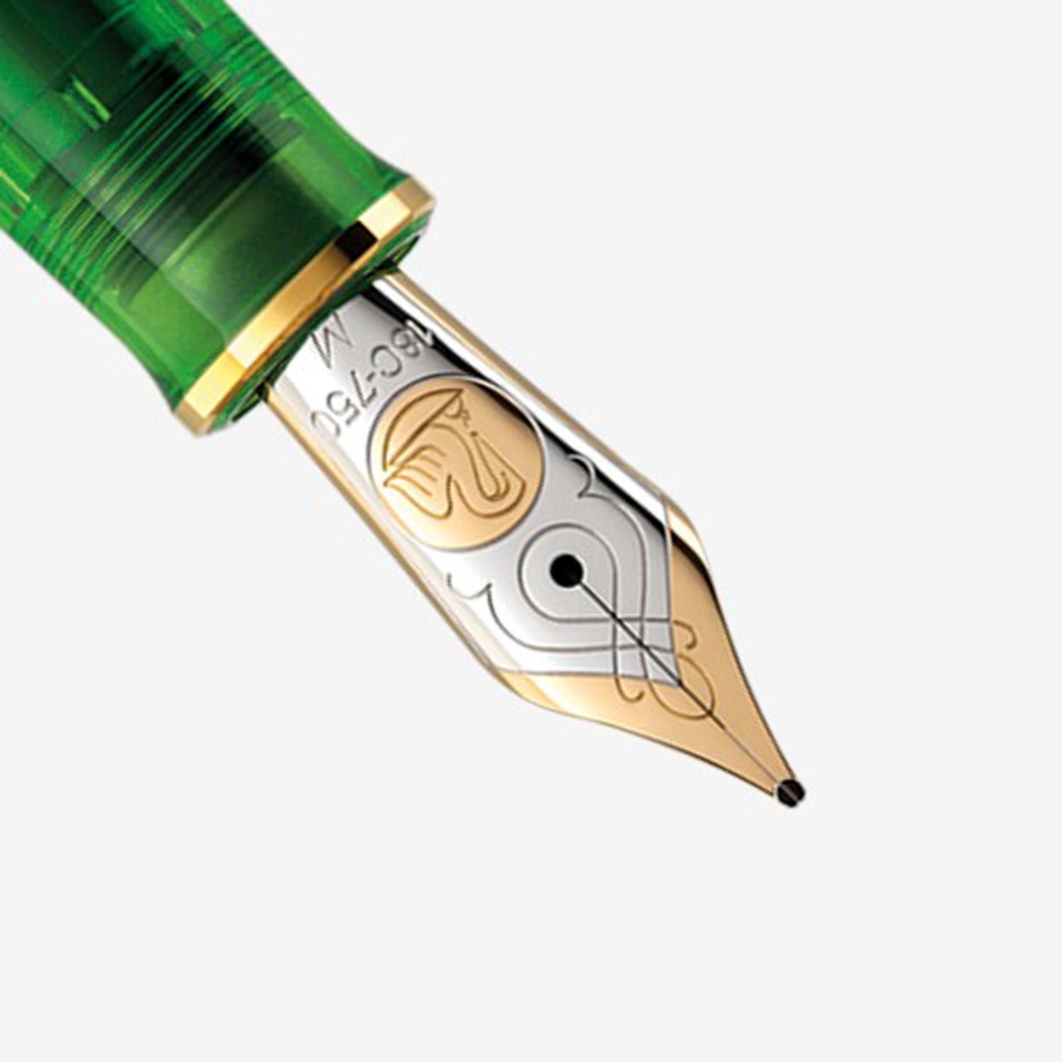 Pelikan Souveran M800 SE Green Demostrator Fountain Pen