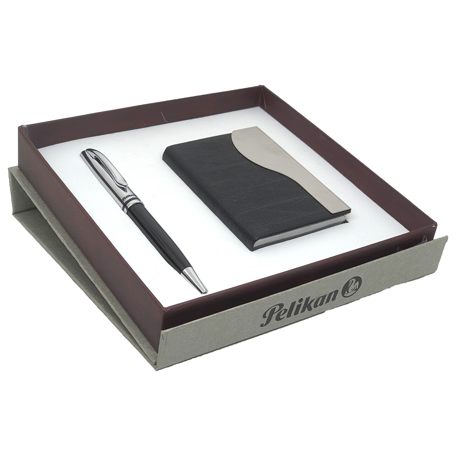Pelikan Jazz Ballpoint Pen with Card Holder Gift Set 806930