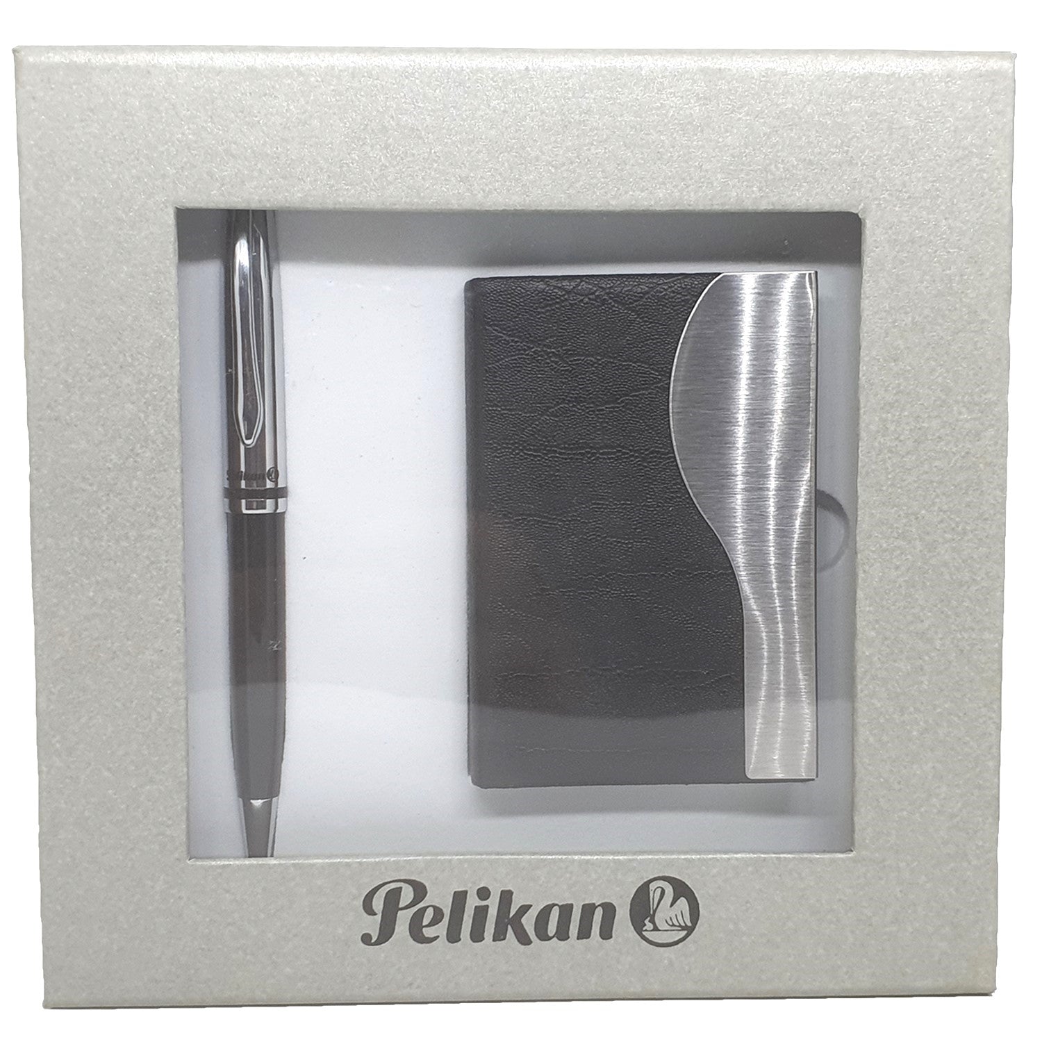 Pelikan Jazz Ballpoint Pen with Card Holder Gift Set 806930
