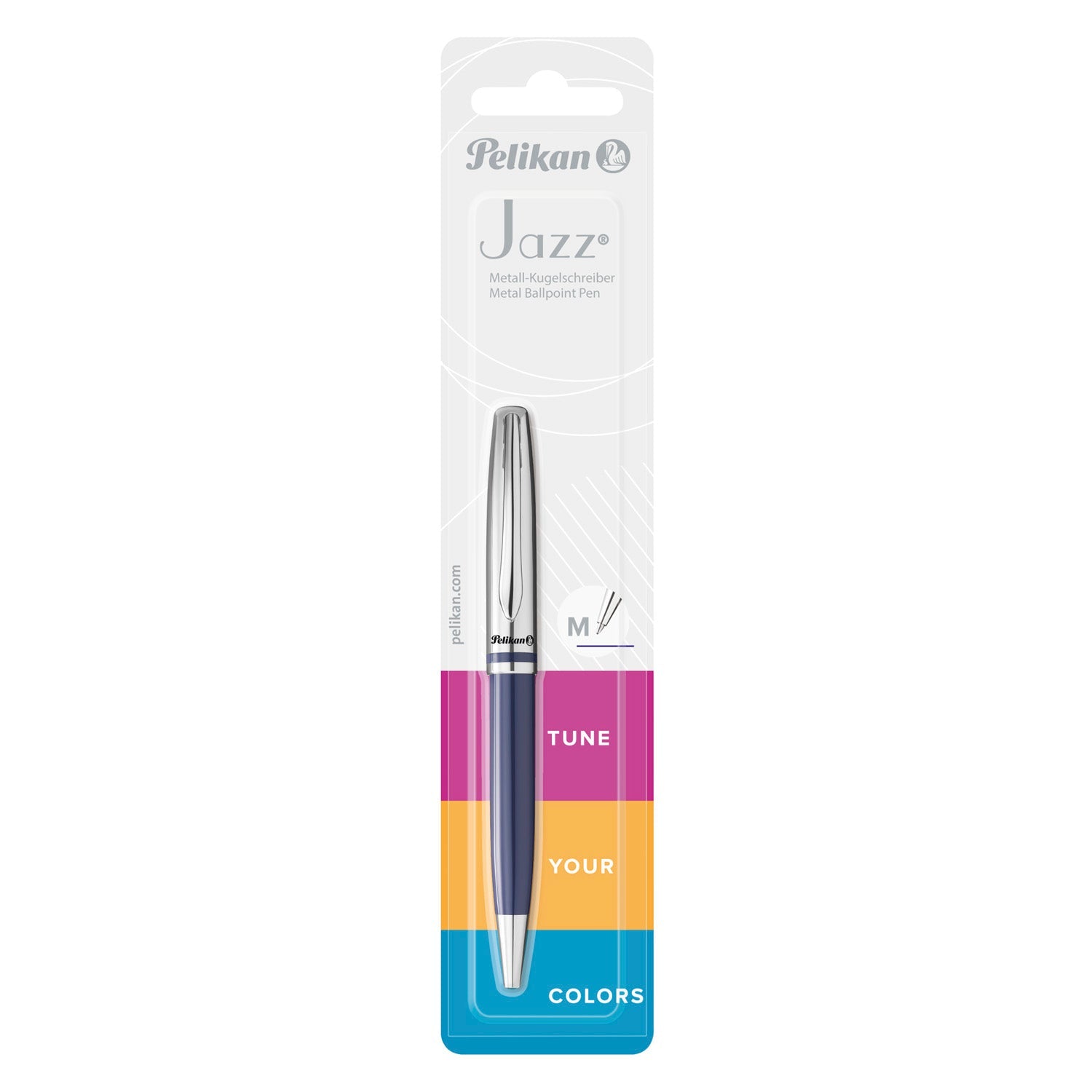 Pelikan Jazz Classic K35 Dark Blue CT Ballpoint Pen 807104