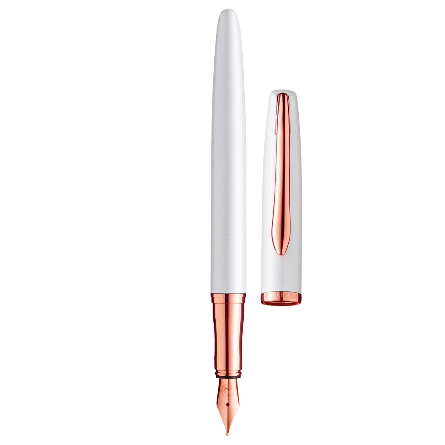 Pelikan Jazz Noble P36 Pearl White RG Fountain Pen