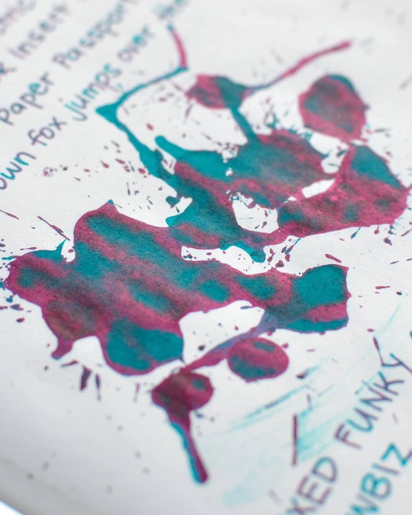 Colorverse | Astrophysics Series | Season 2 | Fountain Pen Ink | Gravity Wave | Turquoise | 65ml and 15ml | 2 Bottle Set