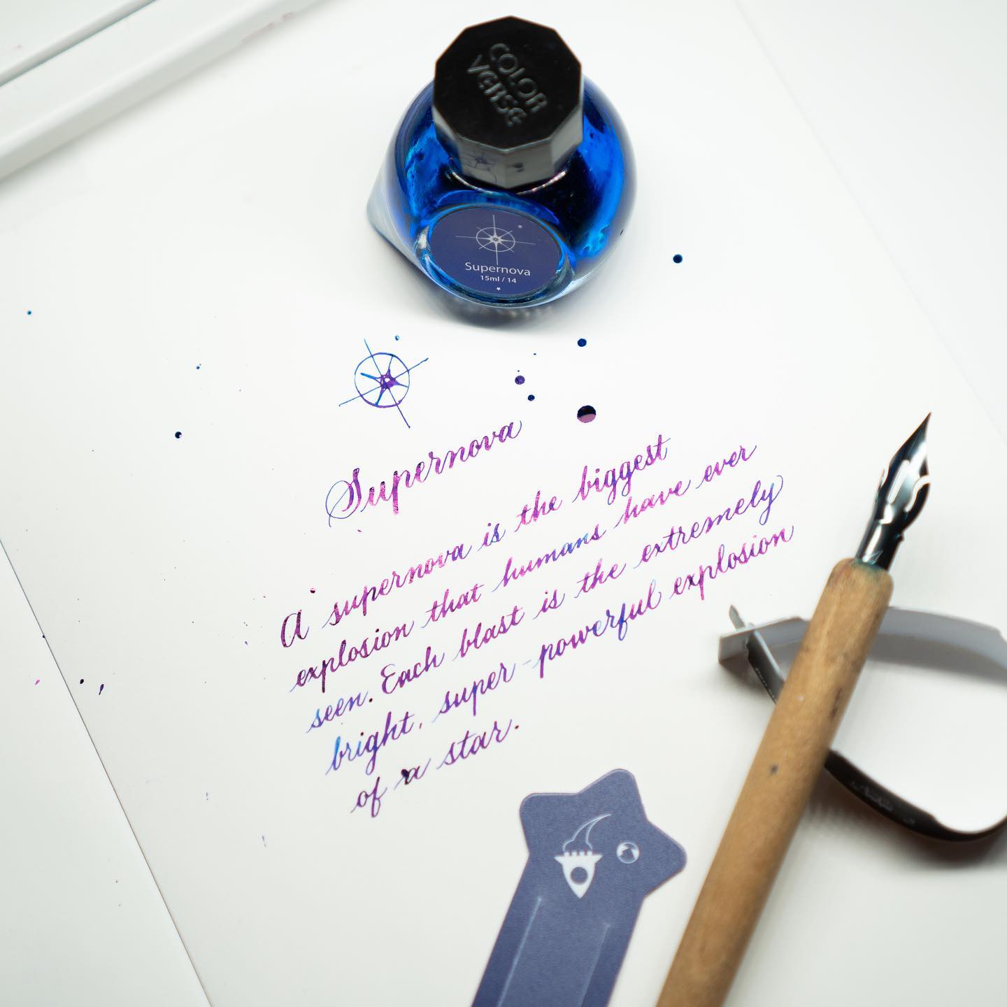 Colorverse | Season 2 | Astrophysics Series | Supernova (65ml) and (15ml) | Blue | 2 Bottle Set | Dye-Based Nontoxic