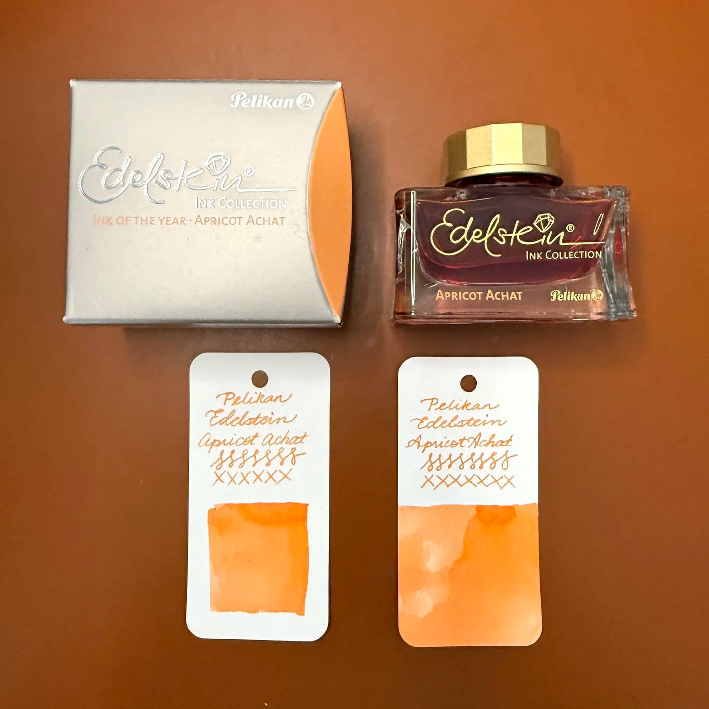 Pelikan Edelstein Ink Bottle (Apricot Achat - 50 ML) 303118 (Special Edition)