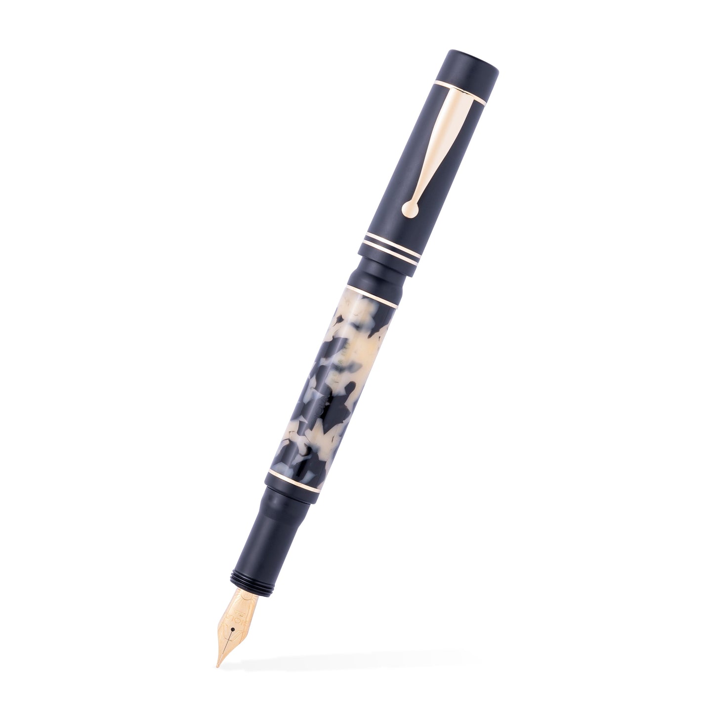 Gioia | Fountain Pen | Alleria | Tramonto Sand Black | Gold Trims