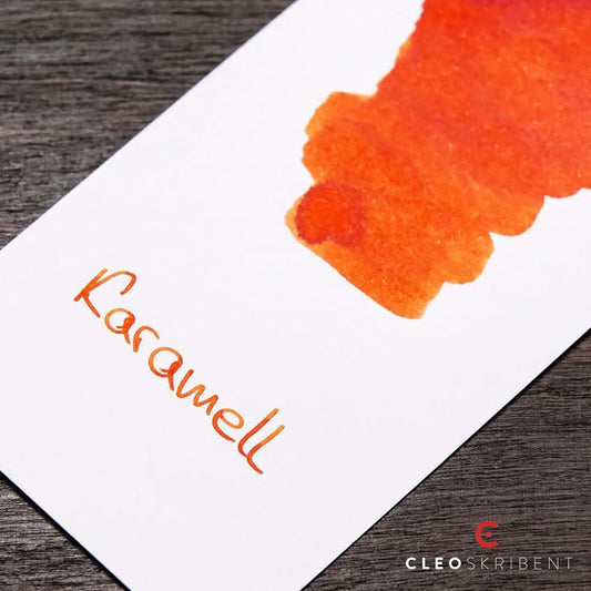 Cleo Skribent | Caramel Fountain Pen | Ink Bottle | 30 ml