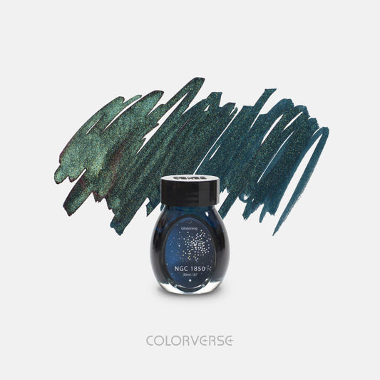 Colorverse | Blue | Fountain Pen Ink Bottled | Glistening Series | NGC 1850- 30ml.