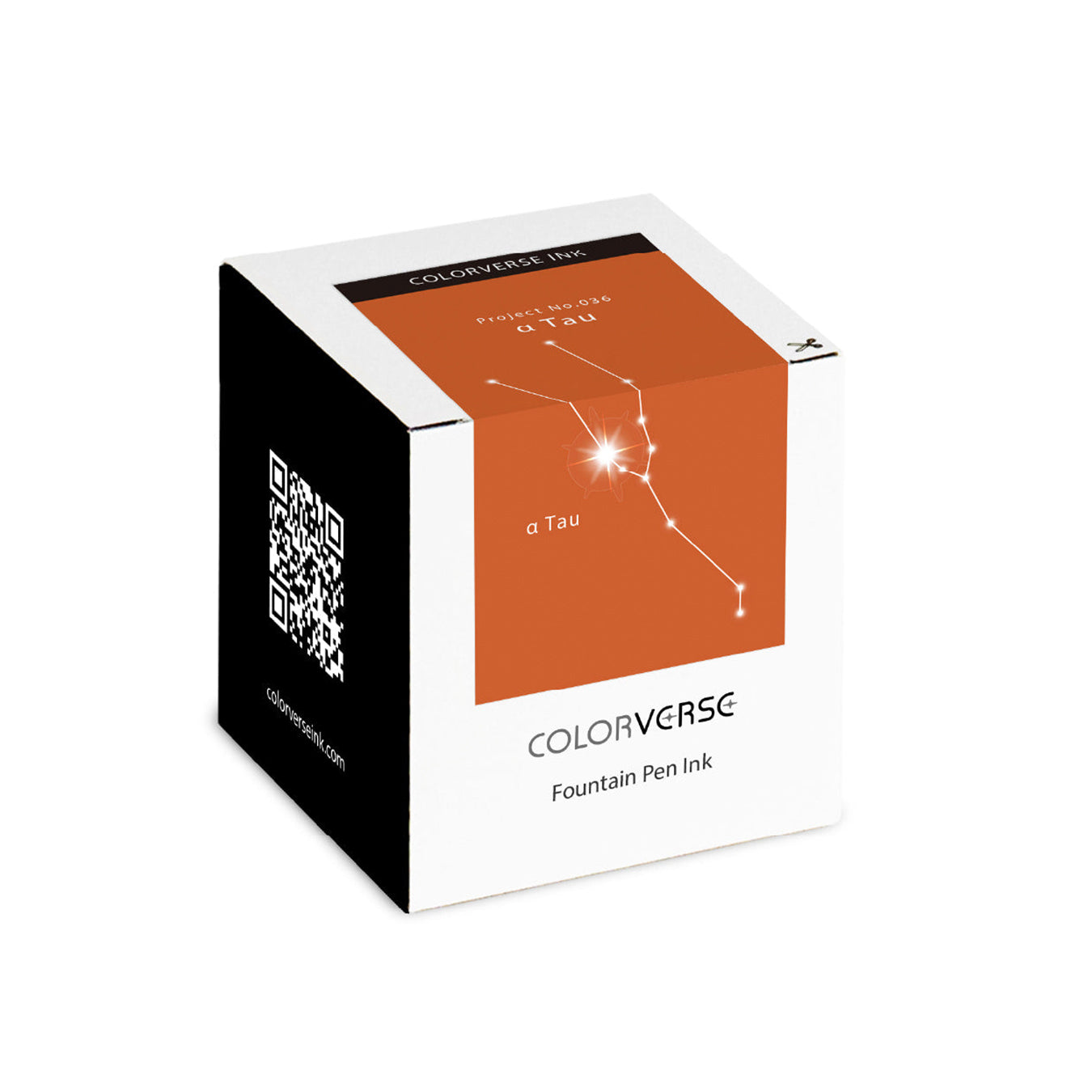 Colorverse Fountain Pen Ink | Orange | Project Ink | α Tau- 65ml ...