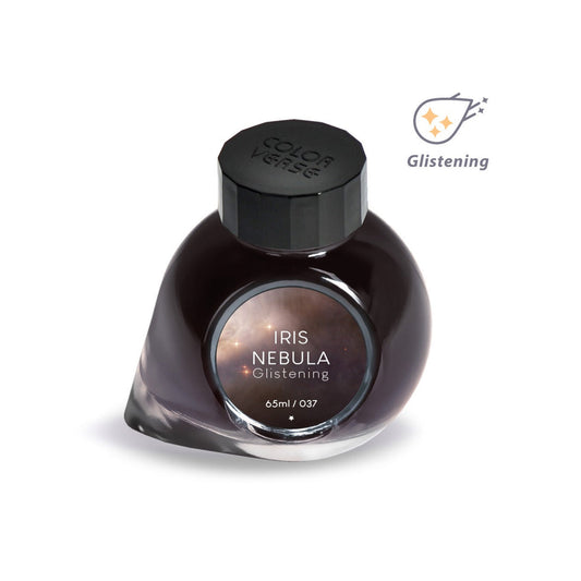 Colorverse | Gray | Fountain Pen Bottled Ink | Project ink | Iris Nebula Glistening- 65ml.