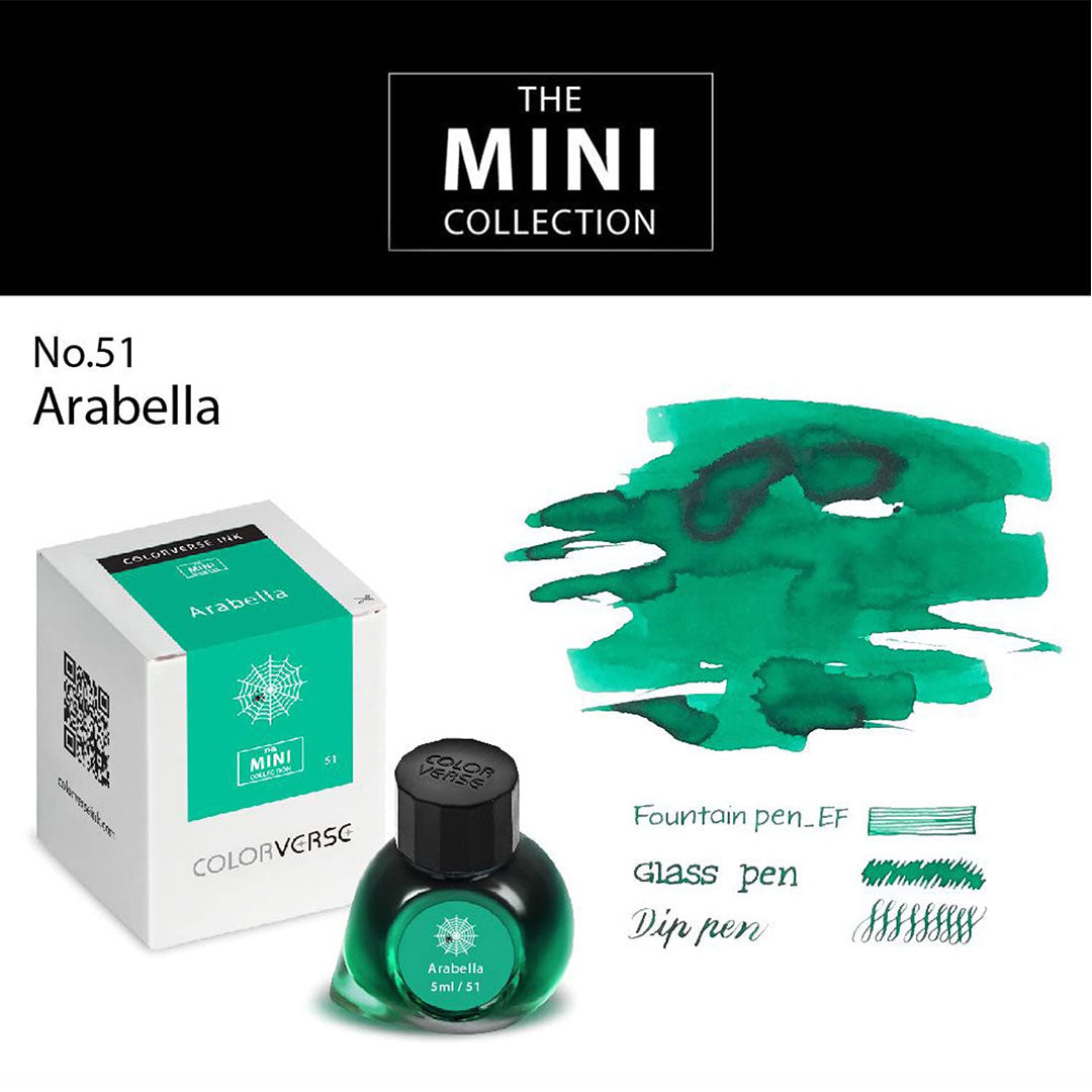 Colorverse Mini | 5ml | Arabella | Green | Fountain Pen Ink