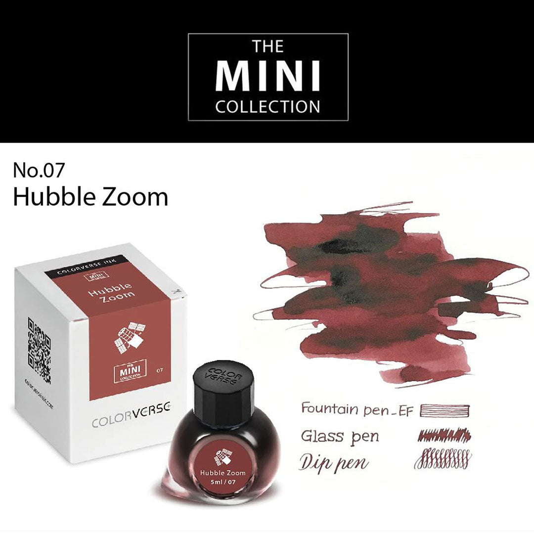 Colorverse Fountain Pen Ink Mini | 5ml | Hubble Zoom | Red