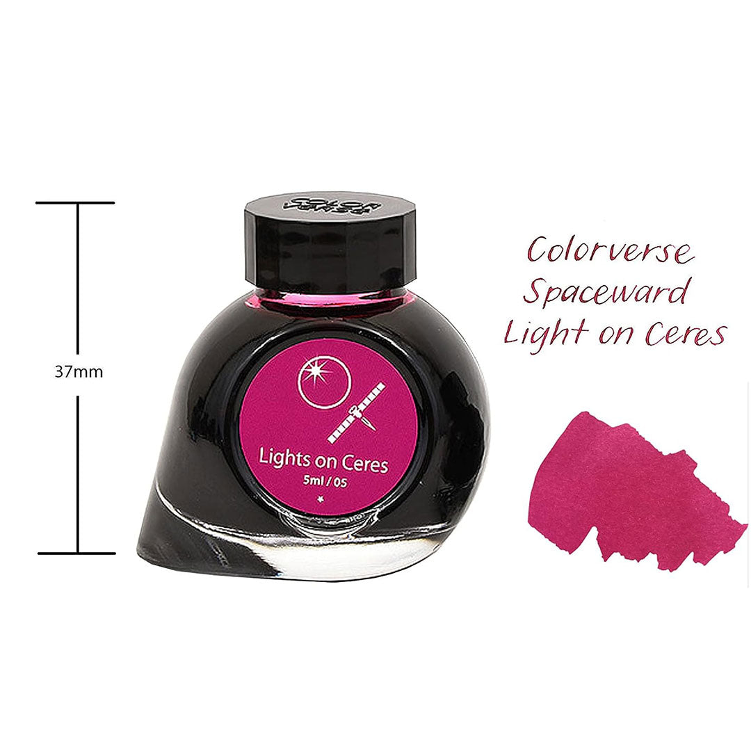 Colorverse Fountain Pen Ink Mini | 5ml | Lights On Ceres | Pink