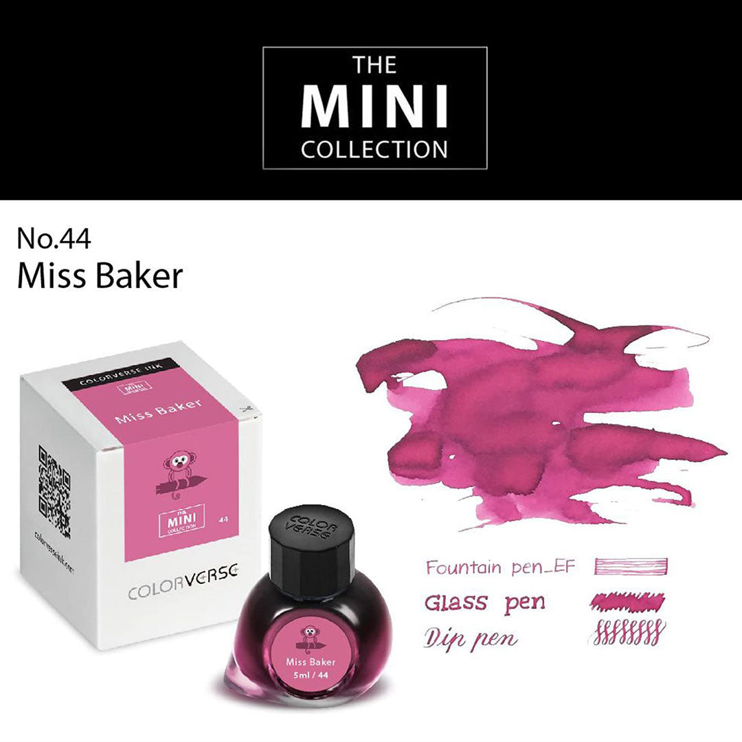 Colorverse Mini | 5ml | Miss Baker | Pink | Fountain Pen Ink