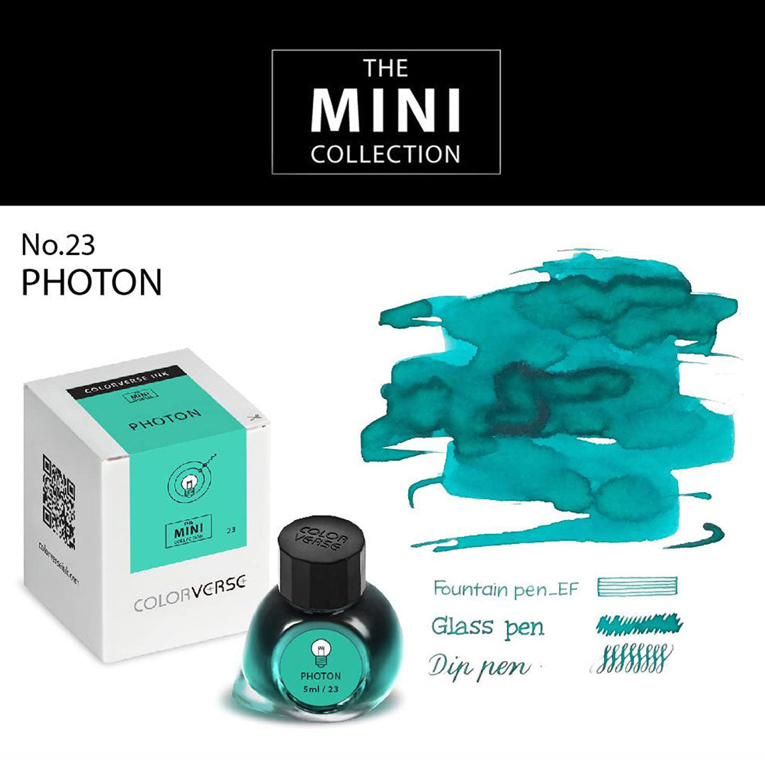 Colorverse Fountain Pen Ink Mini | 5ml | Photon | Green