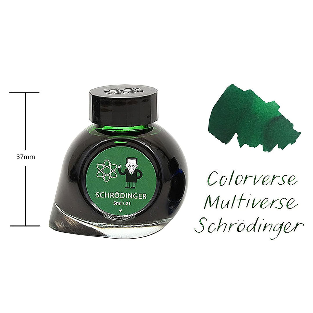 Colorverse Fountain Pen Ink Mini | 5ml | Schrodinger | Green