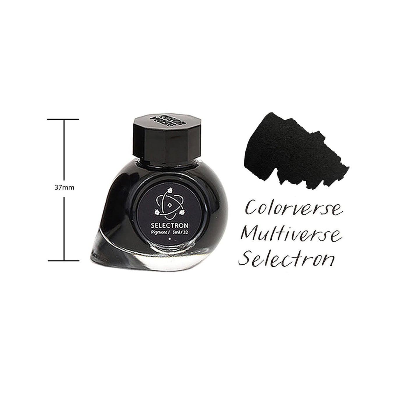 Colorverse Fountain Pen Ink Mini | 5ml | Selectron | Black