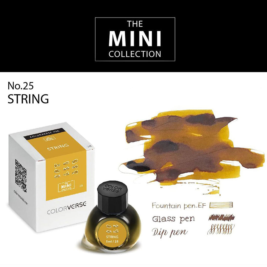 Colorverse Fountain Pen Ink Mini | 5ml | String | Yellow