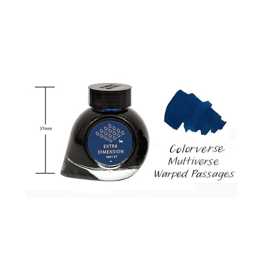 Colorverse Mini | Blue | Fountain Pen Ink Bottled | 5ml | Warped Passages