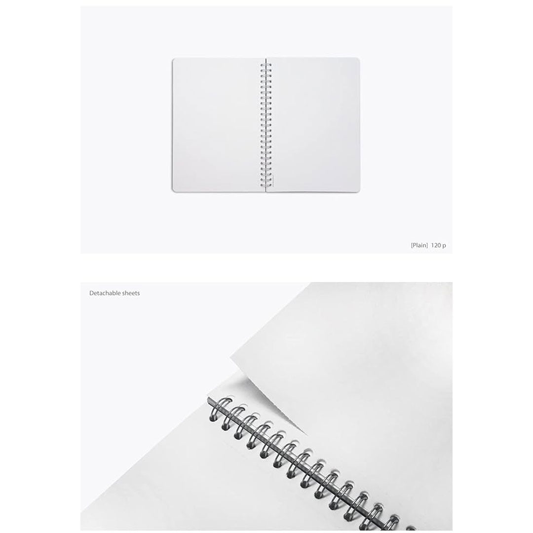 Colorverse | Nebula | Casual Series | Spiral Bound Notebook | Plain | Dark Navy