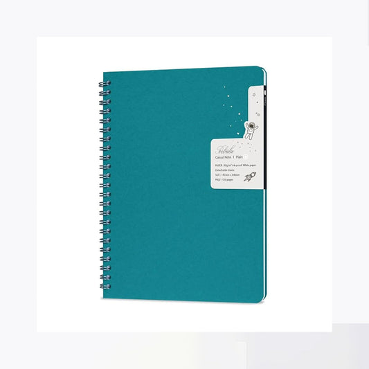 Colorverse | Nebula | Casual Series | Spiral Bound Notebook | Ruled | Turquoise