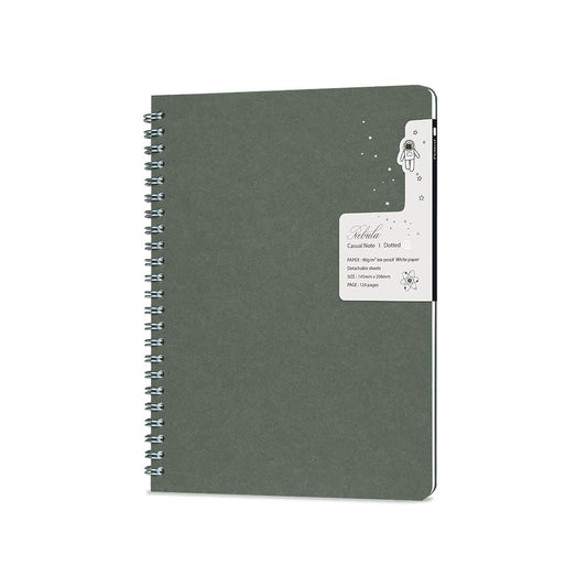 Colorverse | Spiral Bound Note Book | Notebook | Oil Green