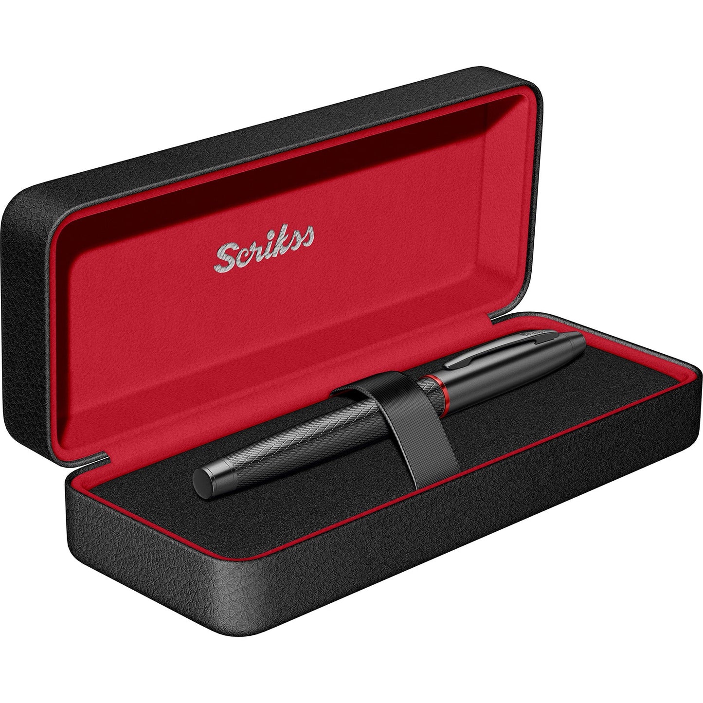 Scrikss Noble 35 Medium Nib Fountain Pen | Matte Black
