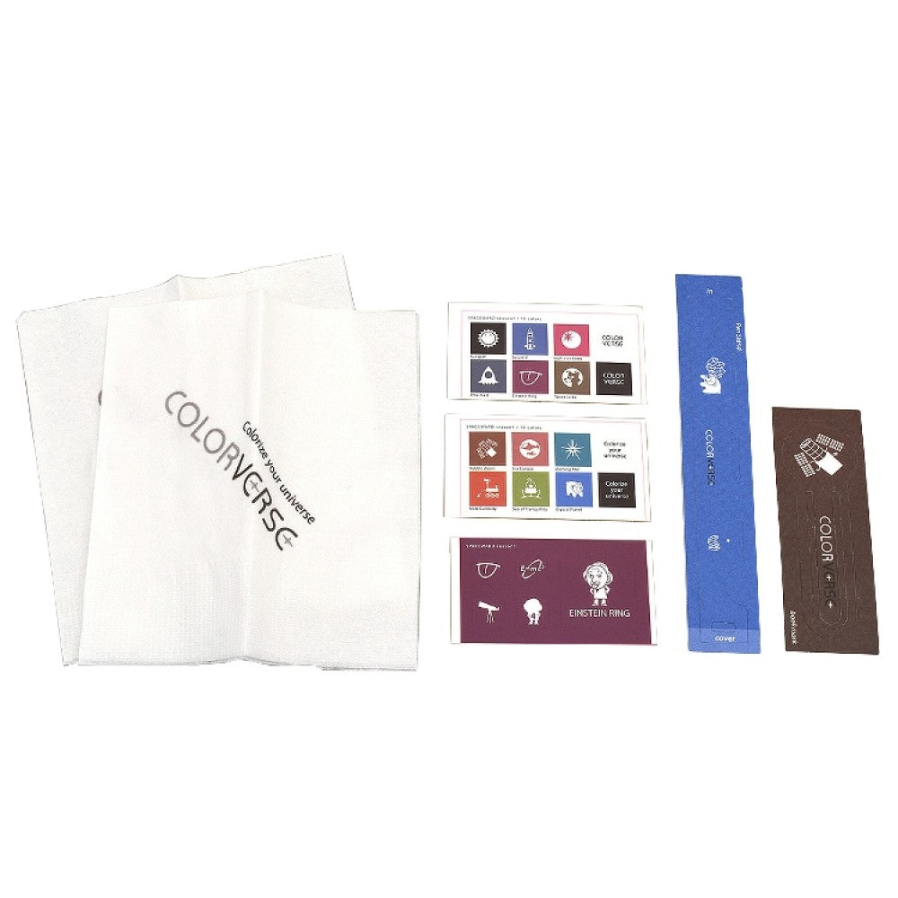 Colorverse | Spaceward Series | Season 1 | Fountain Pen Ink | Einstein Ring | Purple | 65ml and 15ml | 2 Bottle Set - penpencilink