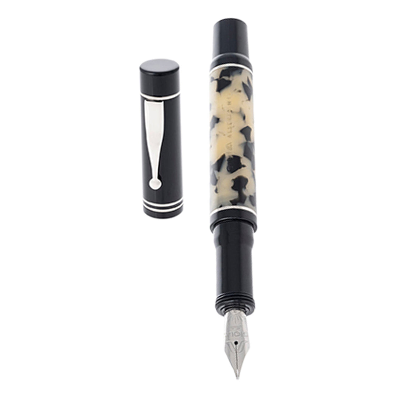 Gioia | Alleria | Fountain Pen | Tramonto | Shinny Black | Rhodium Trims