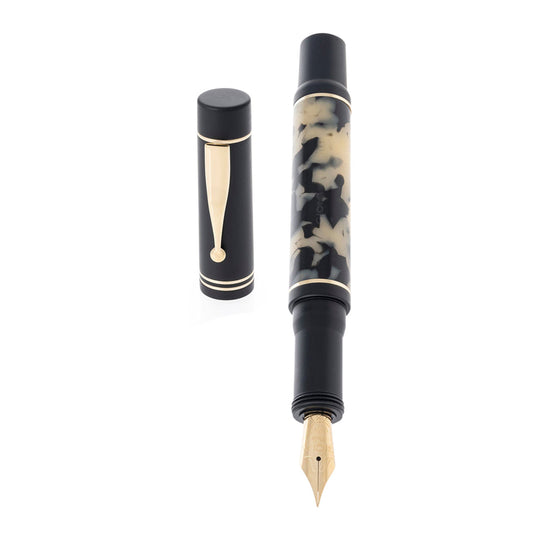 Gioia | Fountain Pen | Alleria | Tramonto Sand Black | Gold Trims