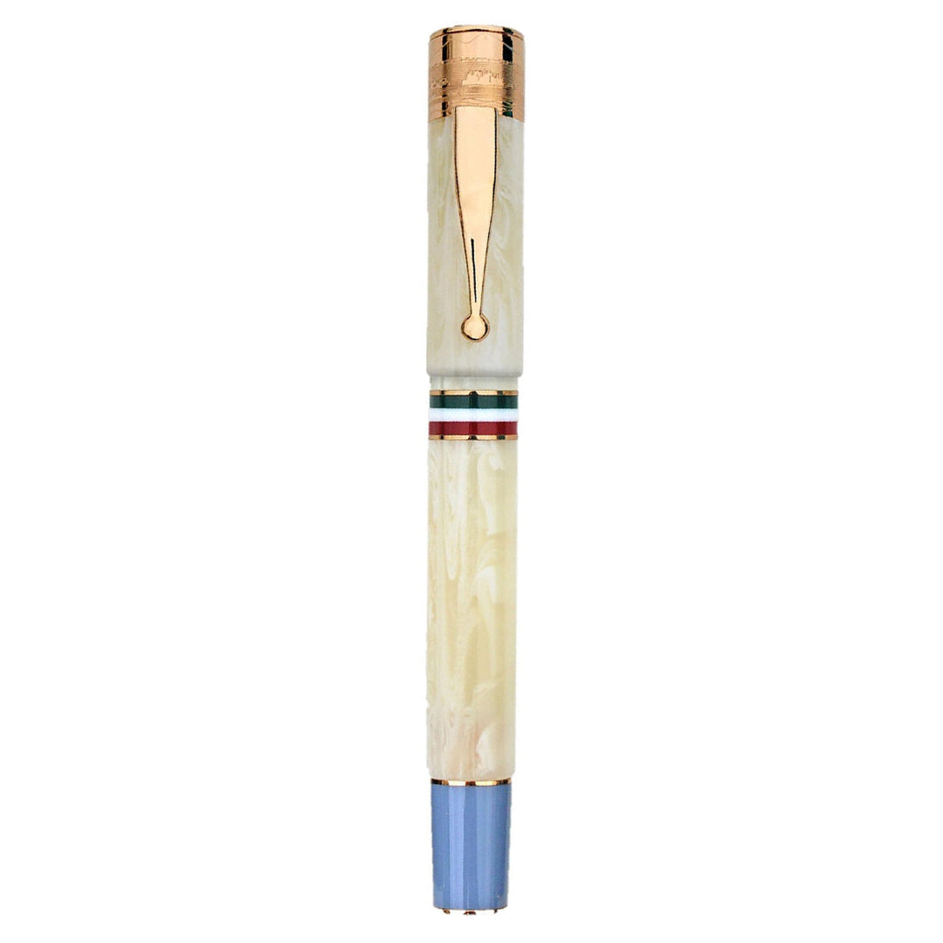 Gioia | Fountain Pen & Rollerball Pen | Partenope | Ivory Blue RGT