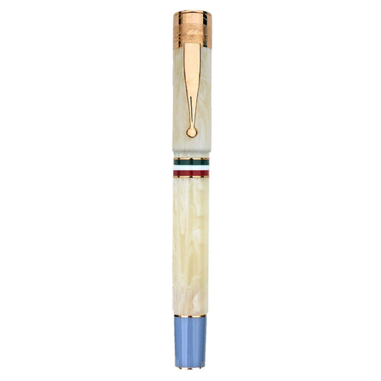 Gioia | Fountain Pen & Rollerball Pen | Partenope | Ivory Blue RGT