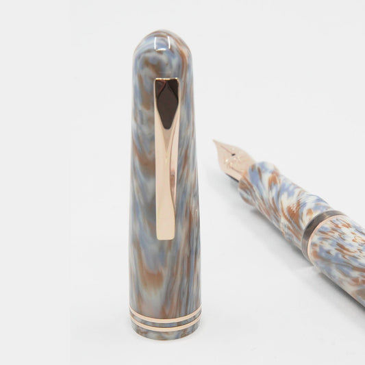 Gioia | Metis | Fountain Pen | Cappuccino | Rose Gold Trims